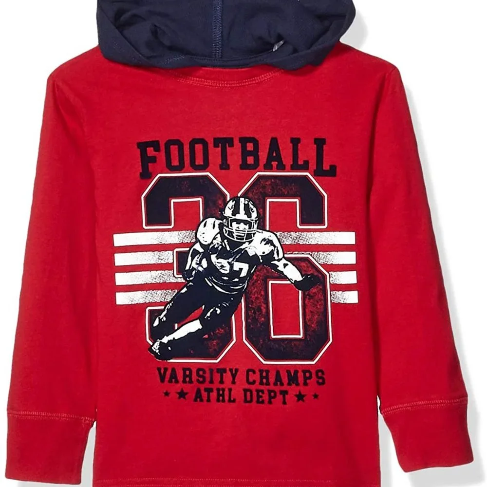 NWT THE CHILDREN'S PLACE HOODED JERSEY XS (4)
